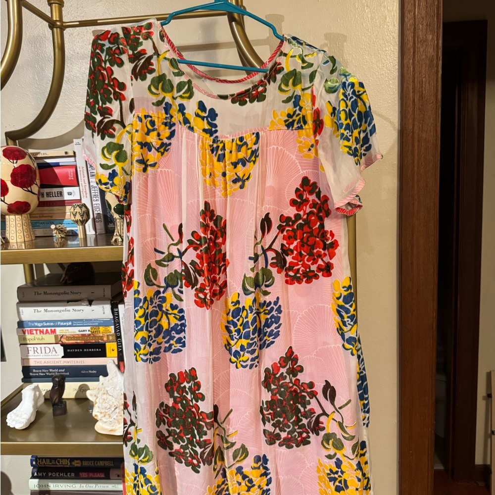 Maeve Pink Flutter Sleeve Sundress